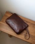 Leather clutch - Mar