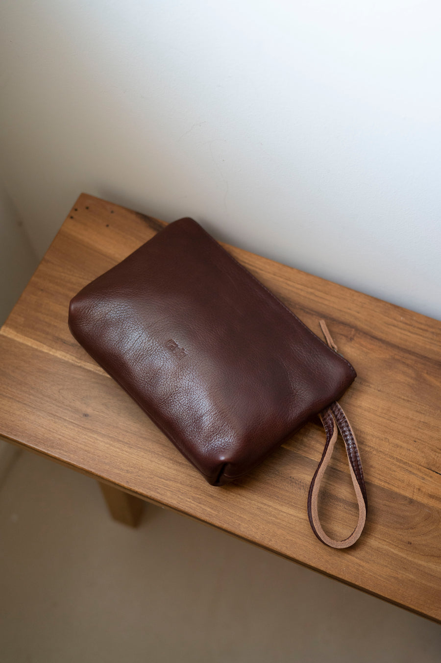 Leather clutch - Mar