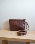 Leather clutch - Mar