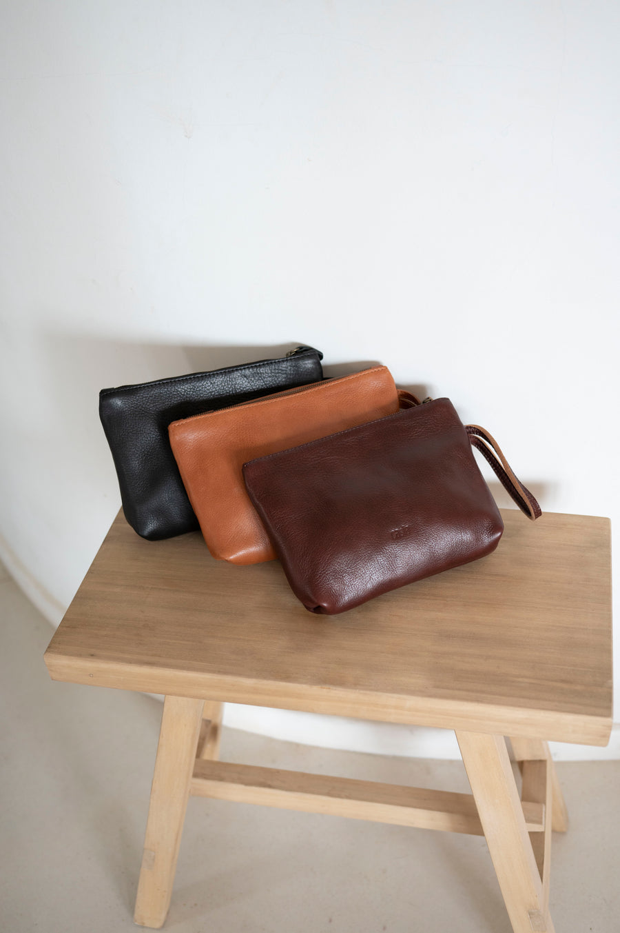 Leather clutch - Mar