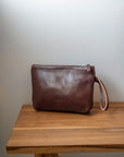 Leather clutch - Mar