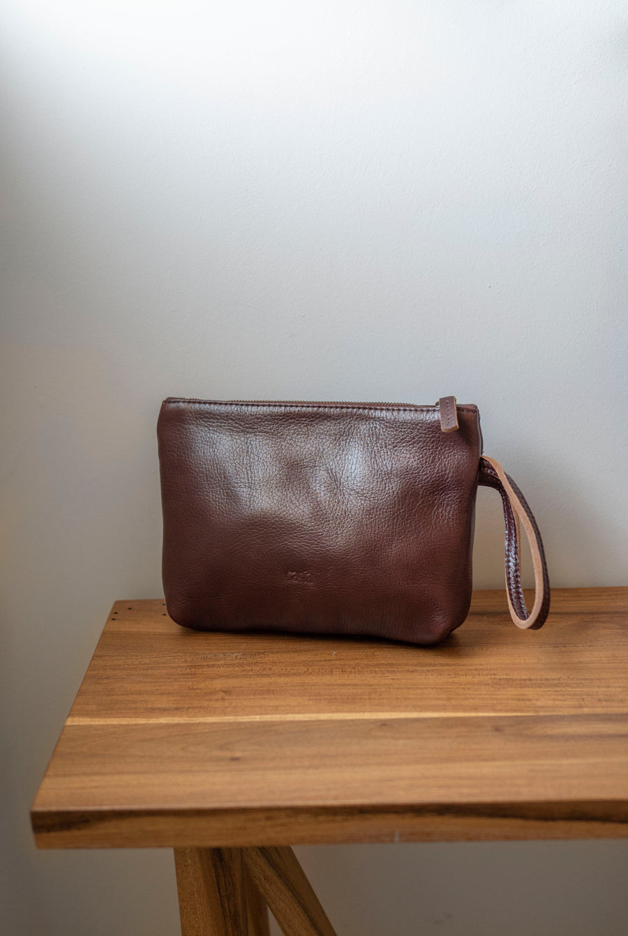 Leather clutch - Mar