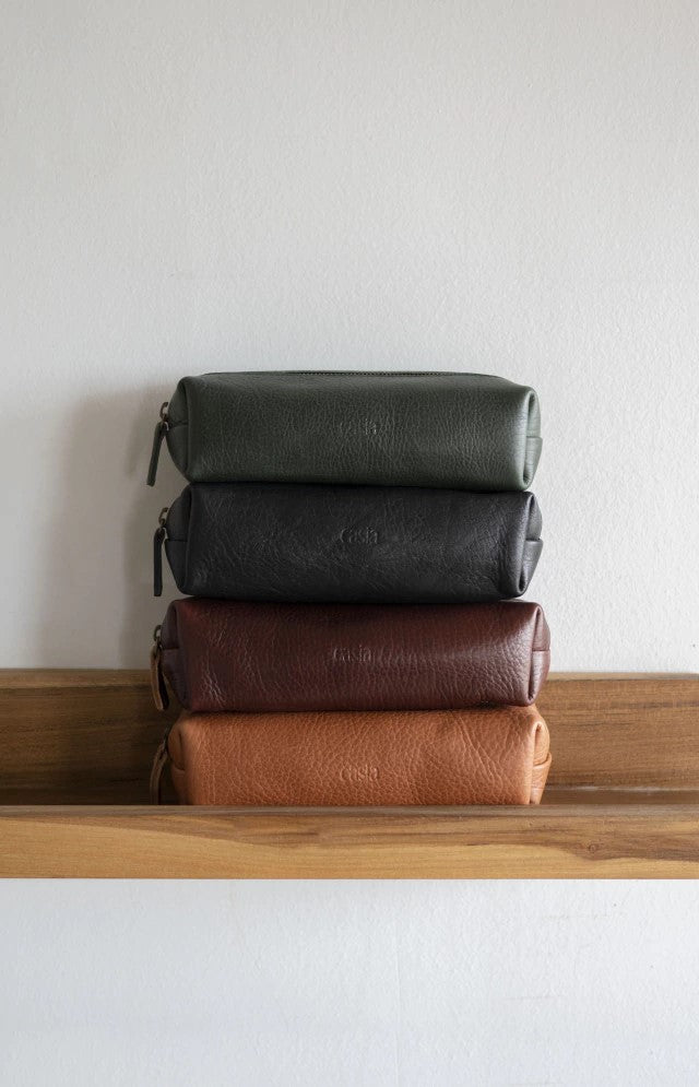 Leather pencil case - Yatay