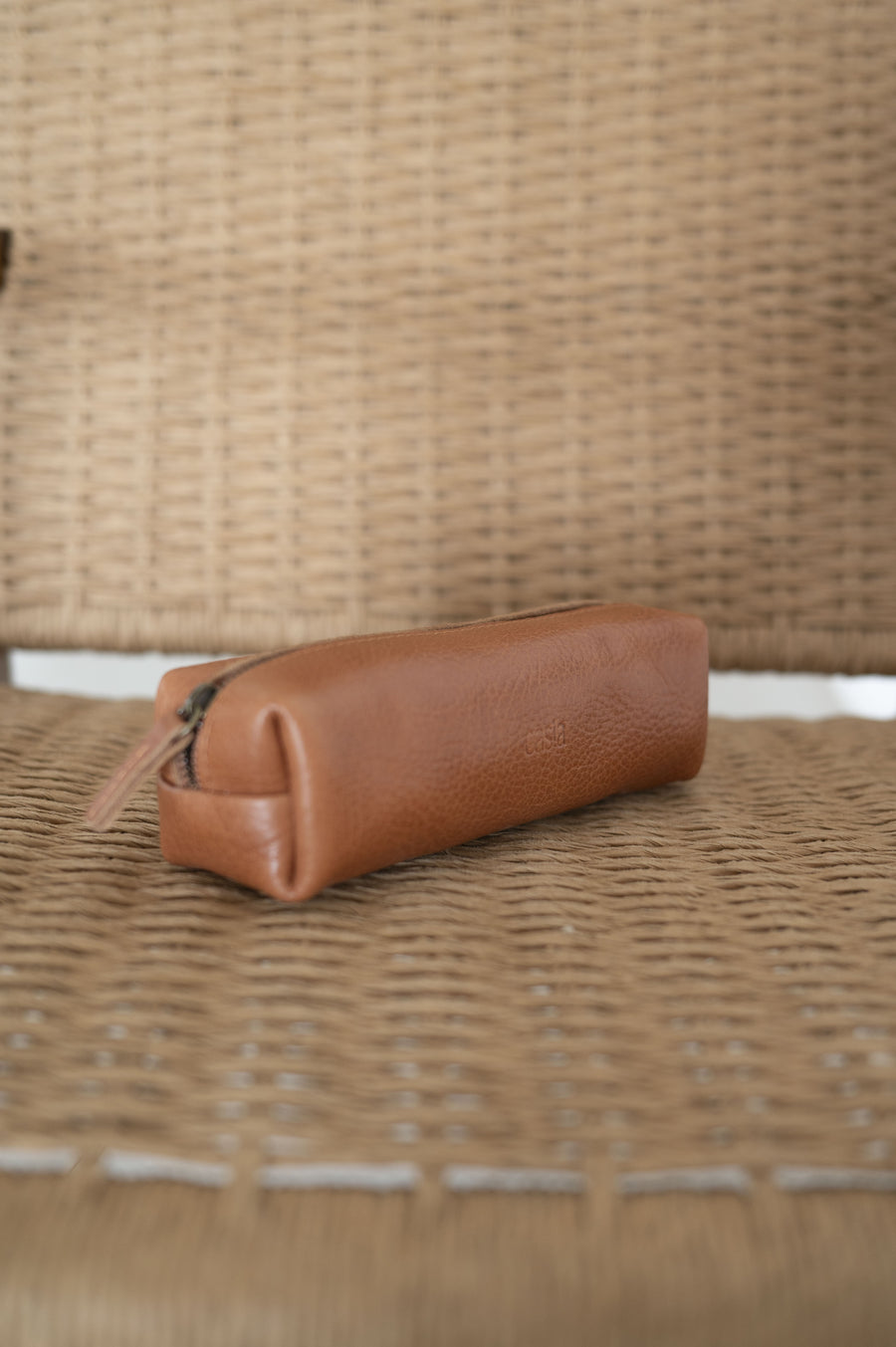 Leather pencil case - Yatay