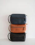 Leather Toiletry Bag  - Leather Neceser - Dopp Kit - Cosmetic Bag